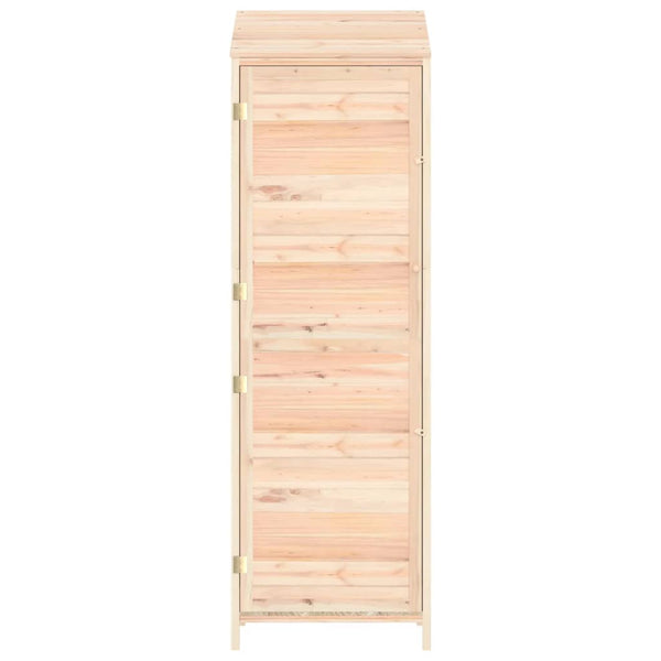 vidaXL Garden Storage Shed 55x52x174.5 cm Solid Fir Wood