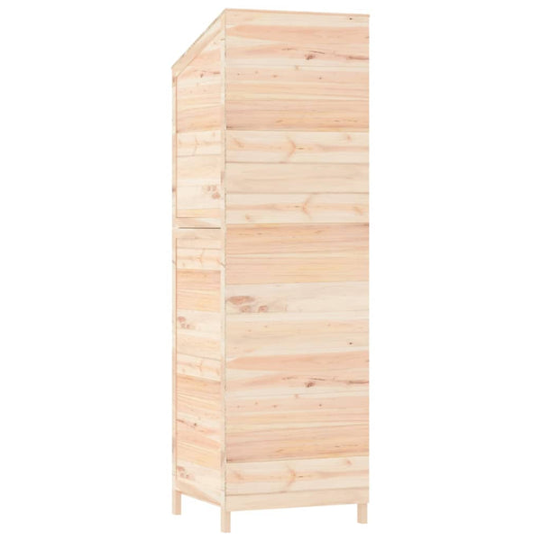 vidaXL Garden Storage Shed 55x52x174.5 cm Solid Fir Wood