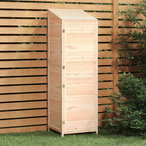 vidaXL Garden Storage Shed 55x52x174.5 cm Solid Fir Wood