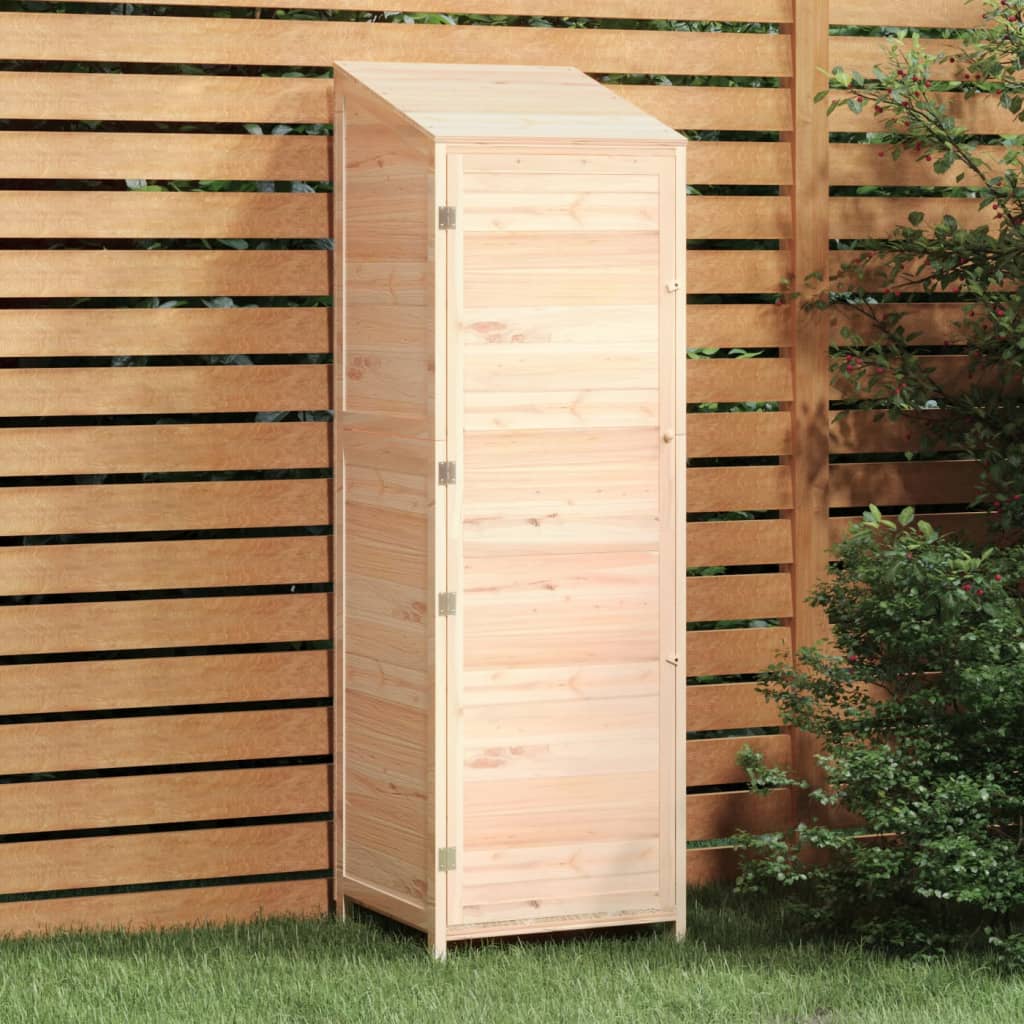 vidaXL Garden Storage Shed 55x52x174.5 cm Solid Fir Wood