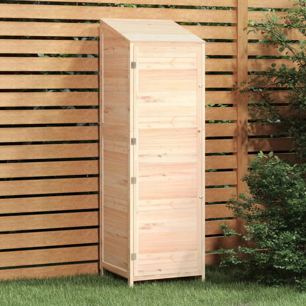vidaXL Garden Storage Shed 55x52x174.5 cm Solid Fir Wood