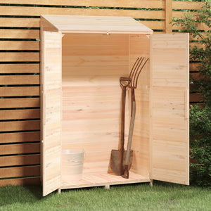 vidaXL Tool Shed 102x52x174.5 cm Solid Firwood