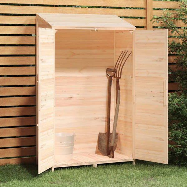 vidaXL Tool Shed 102x52x174.5 cm Solid Firwood