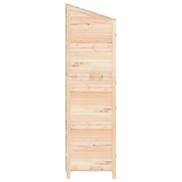 vidaXL Tool Shed 102x52x174.5 cm Solid Firwood