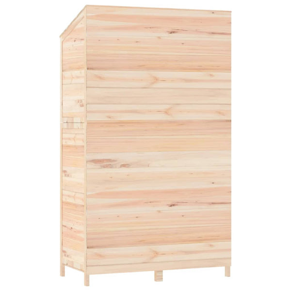 vidaXL Tool Shed 102x52x174.5 cm Solid Firwood