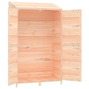 vidaXL Tool Shed 102x52x174.5 cm Solid Firwood