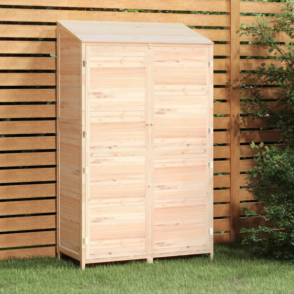 vidaXL Tool Shed 102x52x174.5 cm Solid Firwood