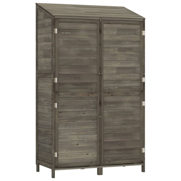 vidaXL Garden Shed Anthracite 102x52x174.5 cm Solid Fir Wood
