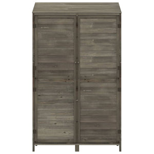 vidaXL Garden Shed Anthracite 102x52x174.5 cm Solid Fir Wood