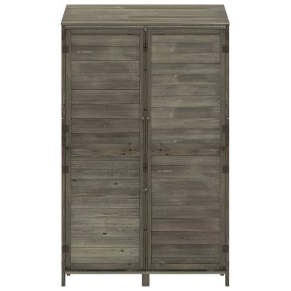 vidaXL Garden Shed Anthracite 102x52x174.5 cm Solid Fir Wood