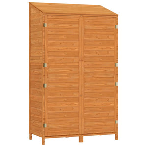 vidaXL Garden Storage Shed Brown 102x52x174.5 cm Solid Fir Wood