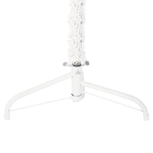 vidaXL Artificial Half Christmas Tree with Stand Slim White 120 cm