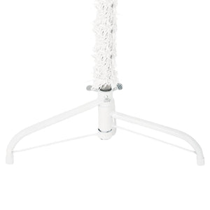 vidaXL Artificial Half Christmas Tree with Stand Slim White 150 cm