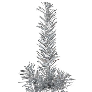 Halb Weihnachtsbaum Silber 240cm