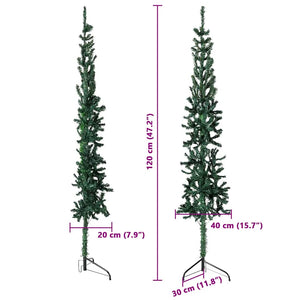 Halb Weihnachtsbaum Grün 120cm