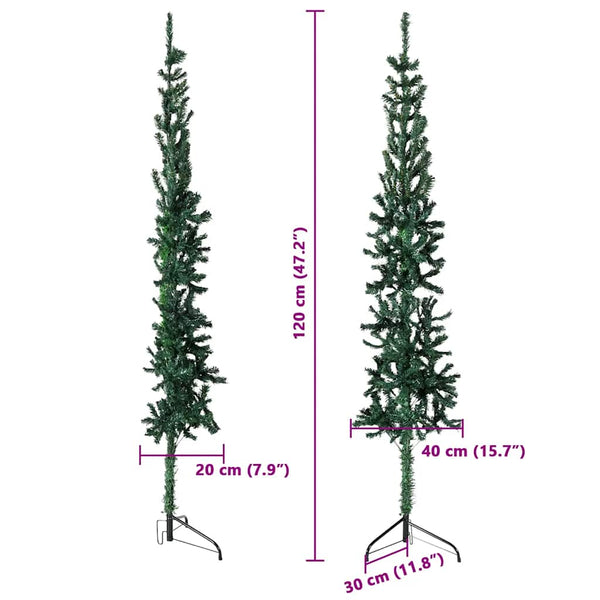 Halb Weihnachtsbaum Grün 120cm