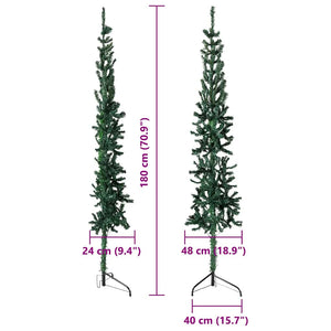 Halb Weihnachtsbaum Grün 180cm