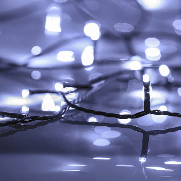 vidaXL 150 LED String Lights Cold White 15 m PVC