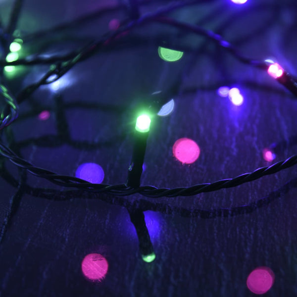 vidaXL LED String Lights with 150 LEDs Pastel Multicolour 15 m PVC