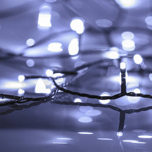 vidaXL 300 LED String Lights Cold White 30 m PVC
