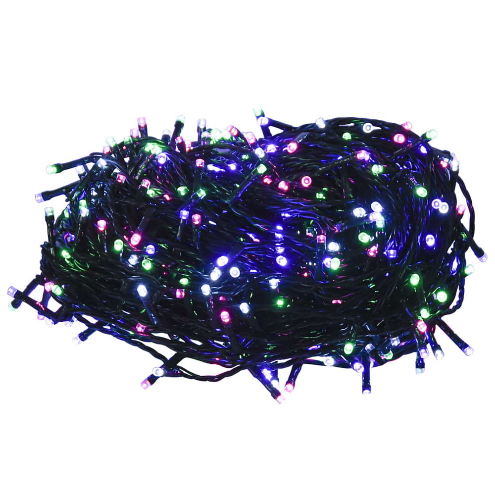 vidaXL 300-LED Pastel Multicolored String Lights 30 m PVC