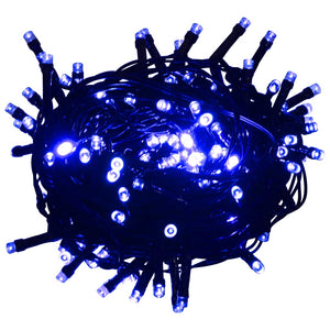 vidaXL LED String Lights with 2000 LEDs Blue 200 m PVC