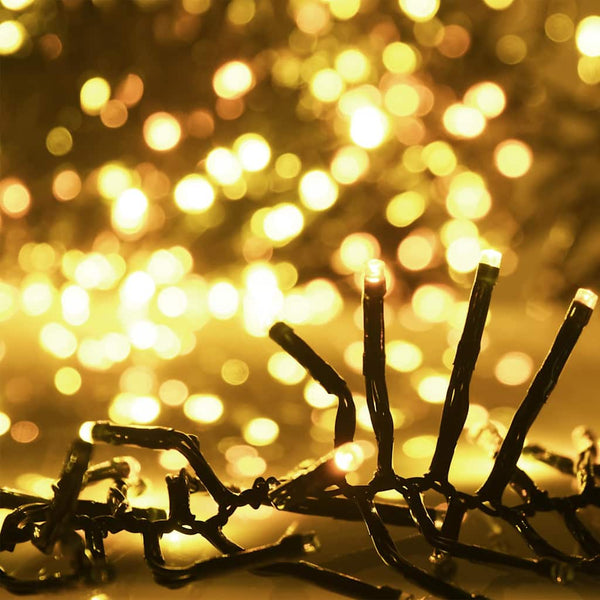 vidaXL LED String Lights with 400 LEDs Warm White PVC