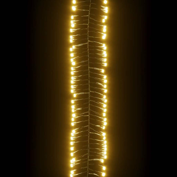 vidaXL LED String Lights with 400 LEDs Warm White PVC