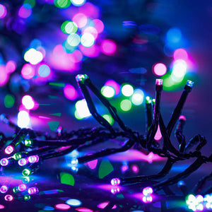 vidaXL 1000 LED Pastel Multicolor PVC String Lights