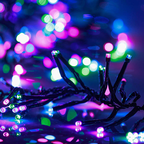 vidaXL 1000 LED Pastel Multicolor PVC String Lights