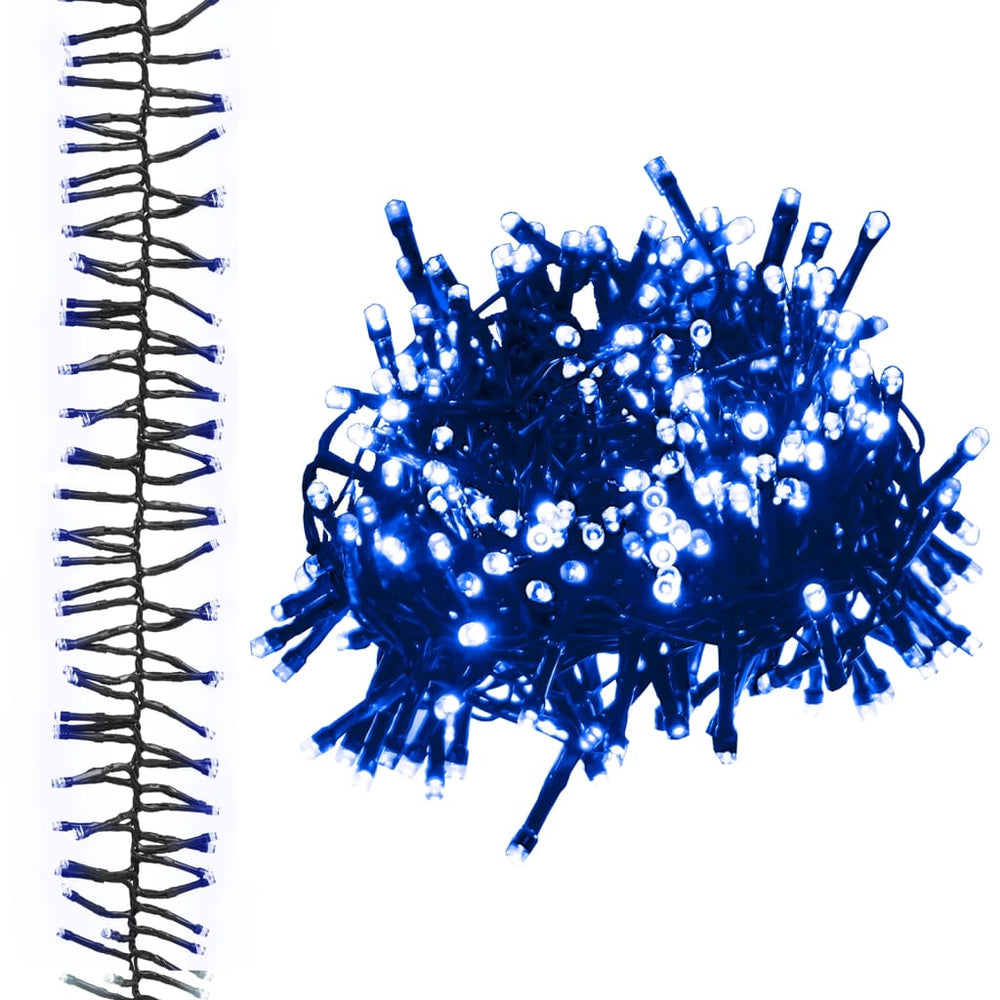 vidaXL LED String Lights with 2000 LEDs Blue PVC