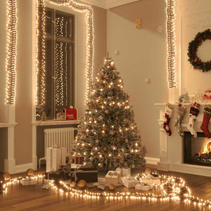 vidaXL 3000-LED Warm White PVC String Lights