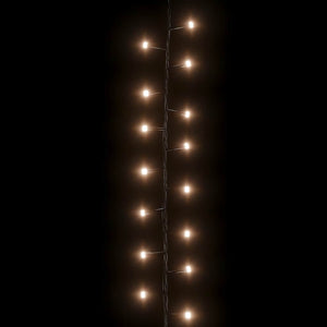 vidaXL LED String Lights with 400 LEDs Warm White 13 m PVC