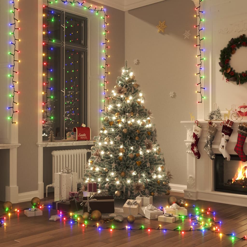 vidaXL LED String Lights with 400 LEDs Multicolor 13 m PVC