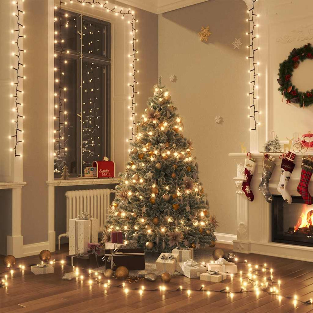 vidaXL LED String Lights with 1000 LEDs Warm White 25 m PVC