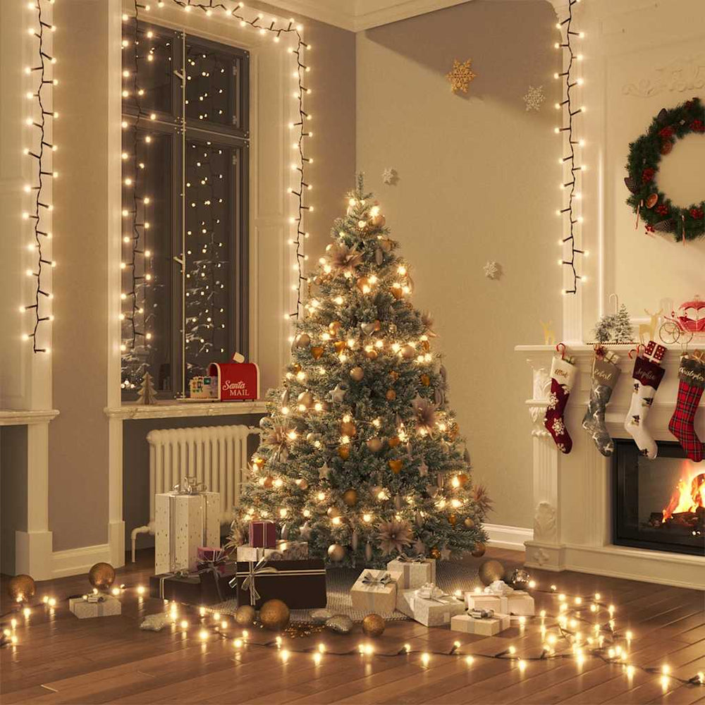 vidaXL 2000-LED Warm White String Lights 45 m PVC