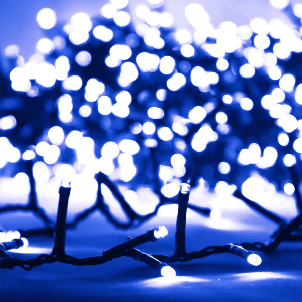 vidaXL LED String Lights with 2000 LEDs Blue 45 m PVC