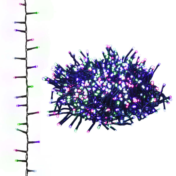 vidaXL LED String Lights with 2000 LEDs Pastel Multicolour 45 m PVC