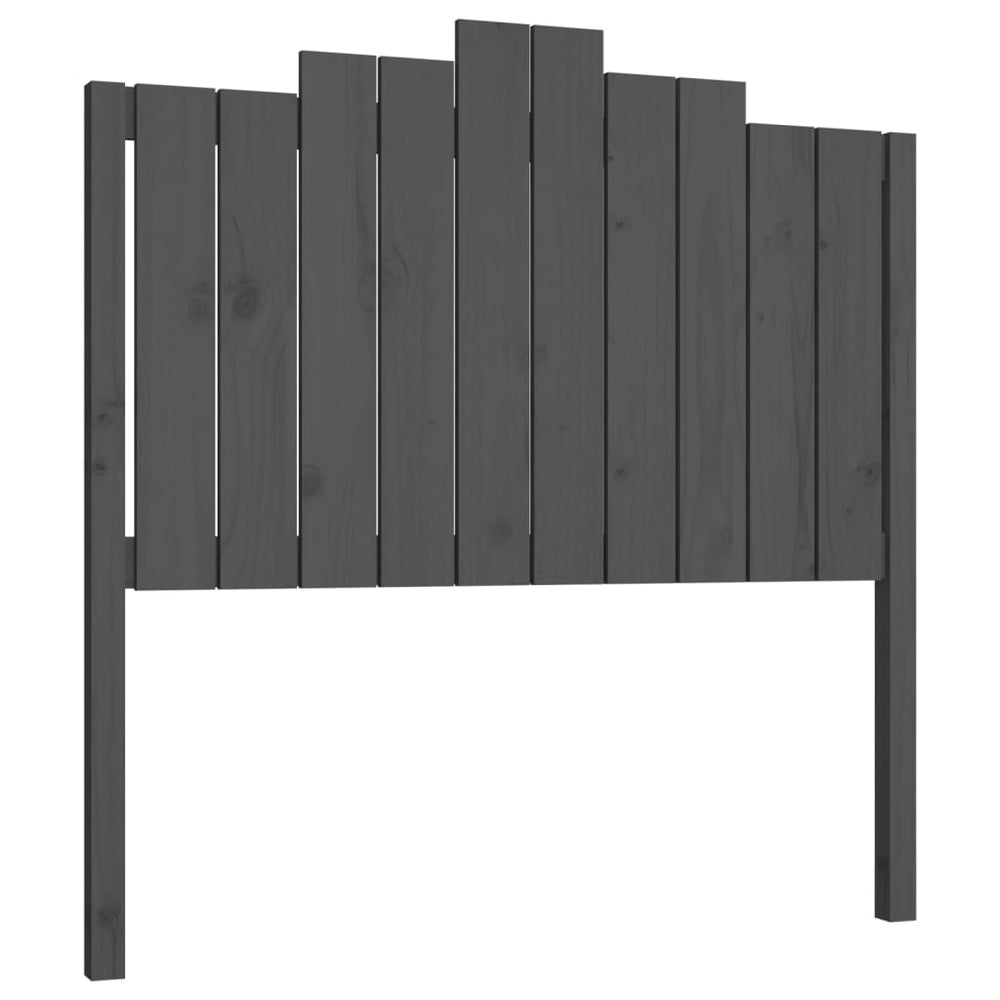 Graues Kiefer Massivholz Kopfteil 106cm