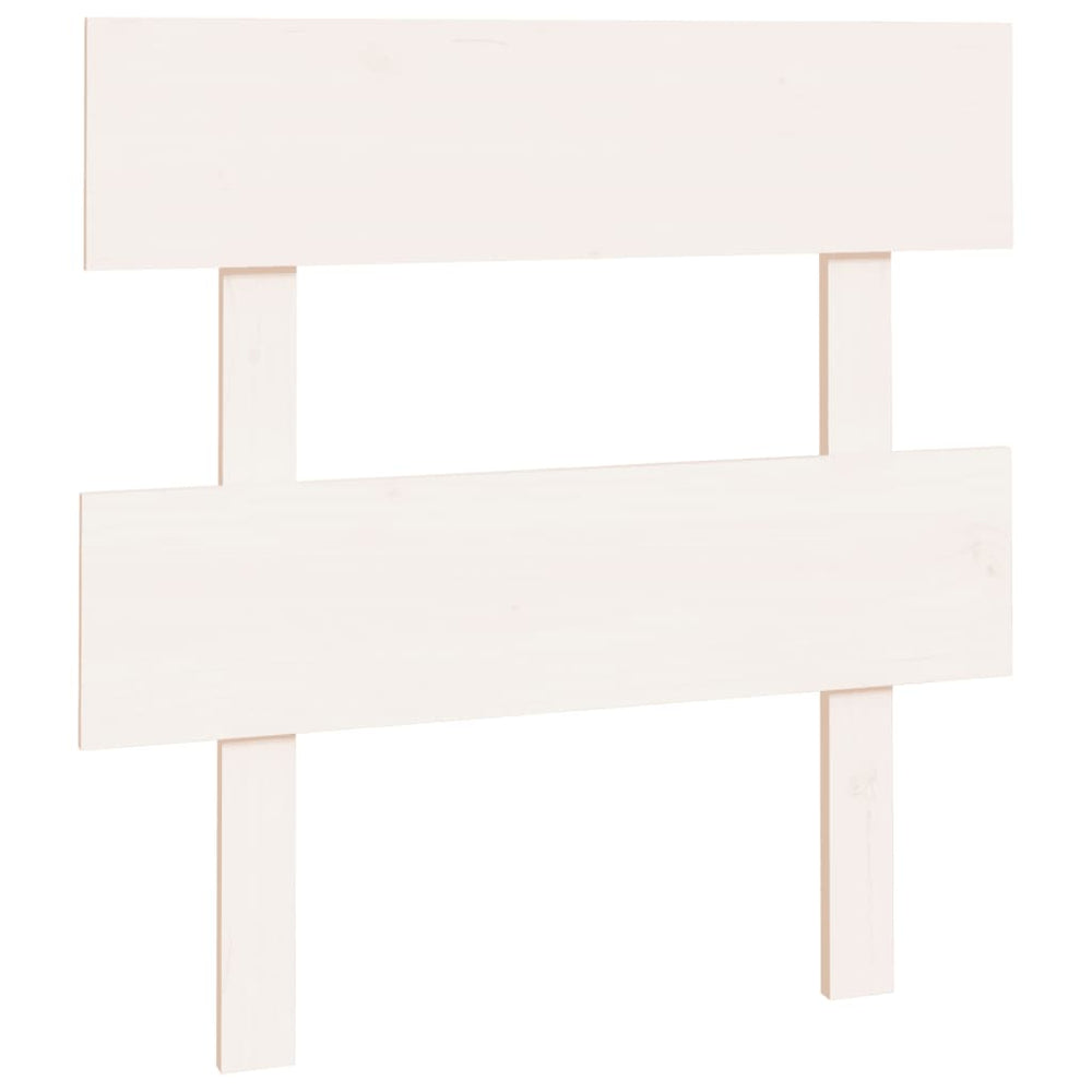 Weißes Kiefer Massivholz Kopfteil 93,5 cm