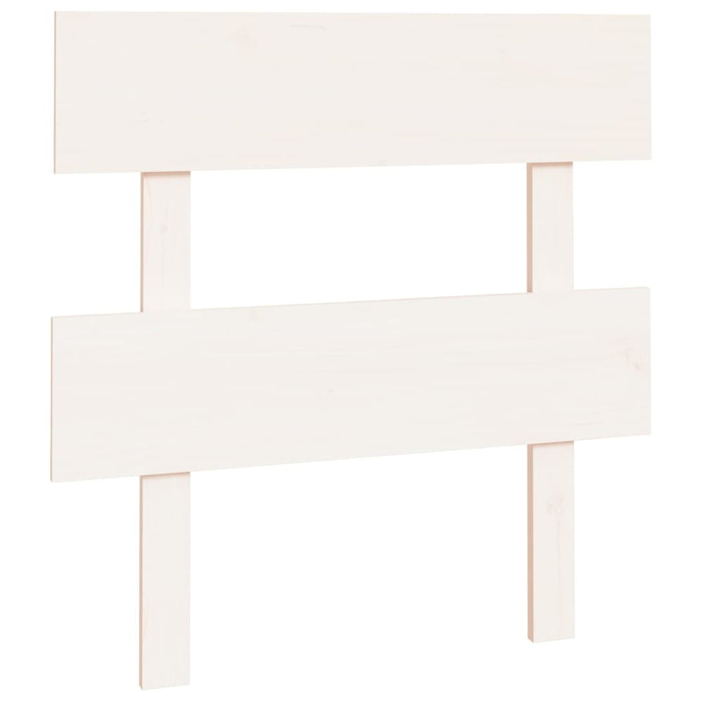 Weißes Kiefer Massivholz Kopfteil 103,5cm