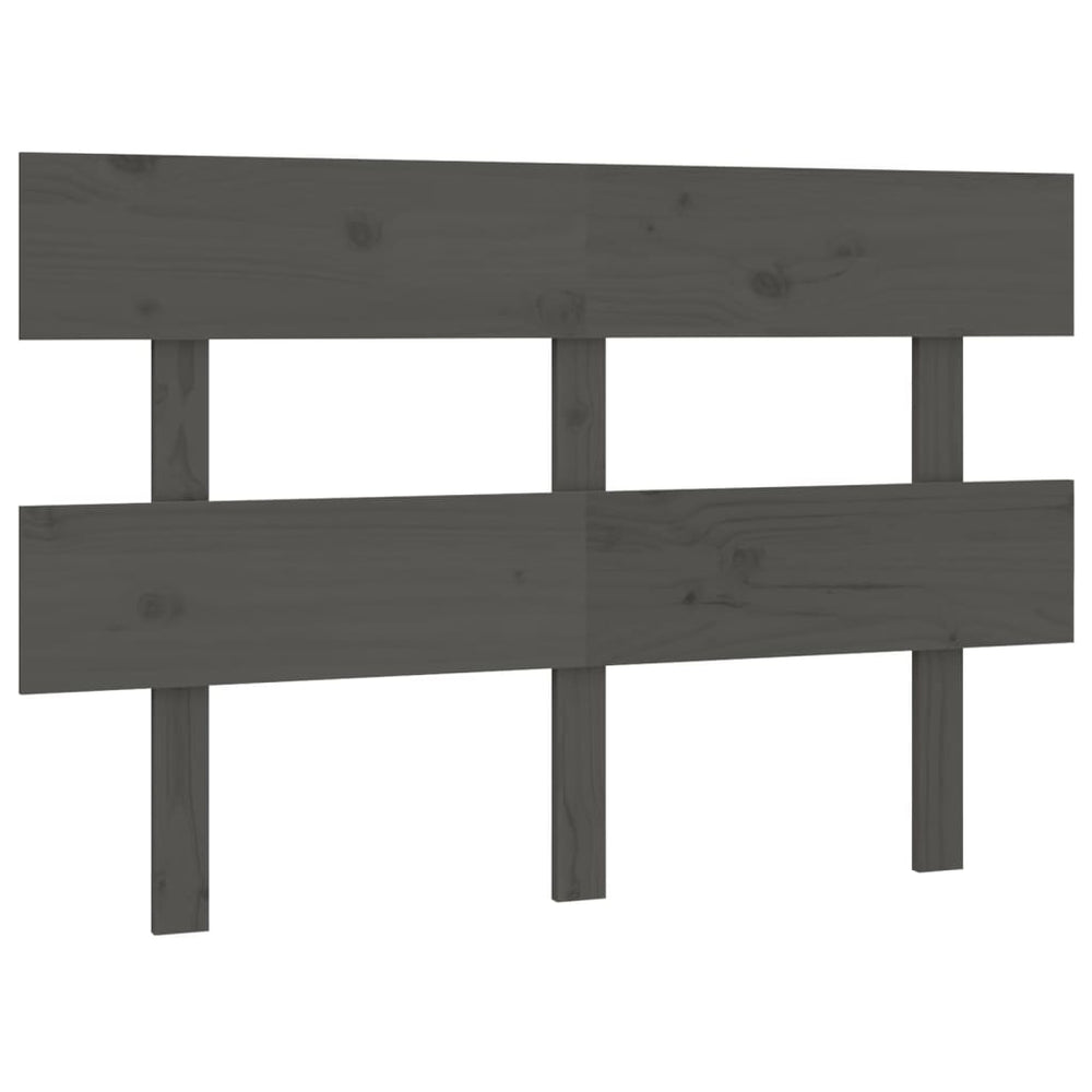Graues Kiefernholz Kopfteil 124cm