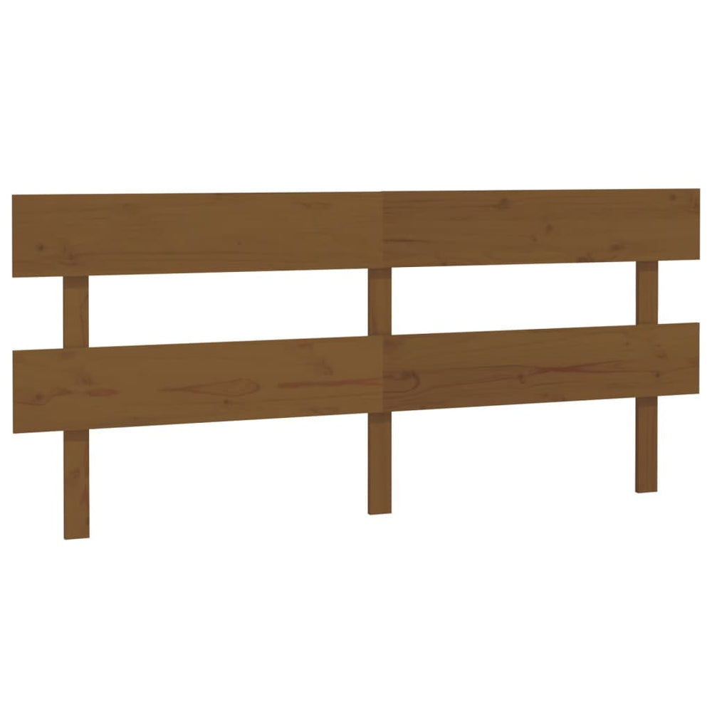 Honigbraunes Kiefer Massivholz Kopfteil 204 cm