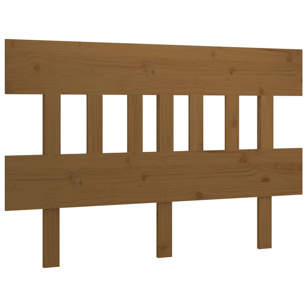 Honigbraunes Kiefer Massivholz Kopfteil 183,5 cm