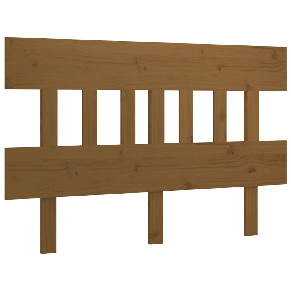 vidaXL Headboard Honey Brown 203.5x3x81 cm Solid Pine Wood