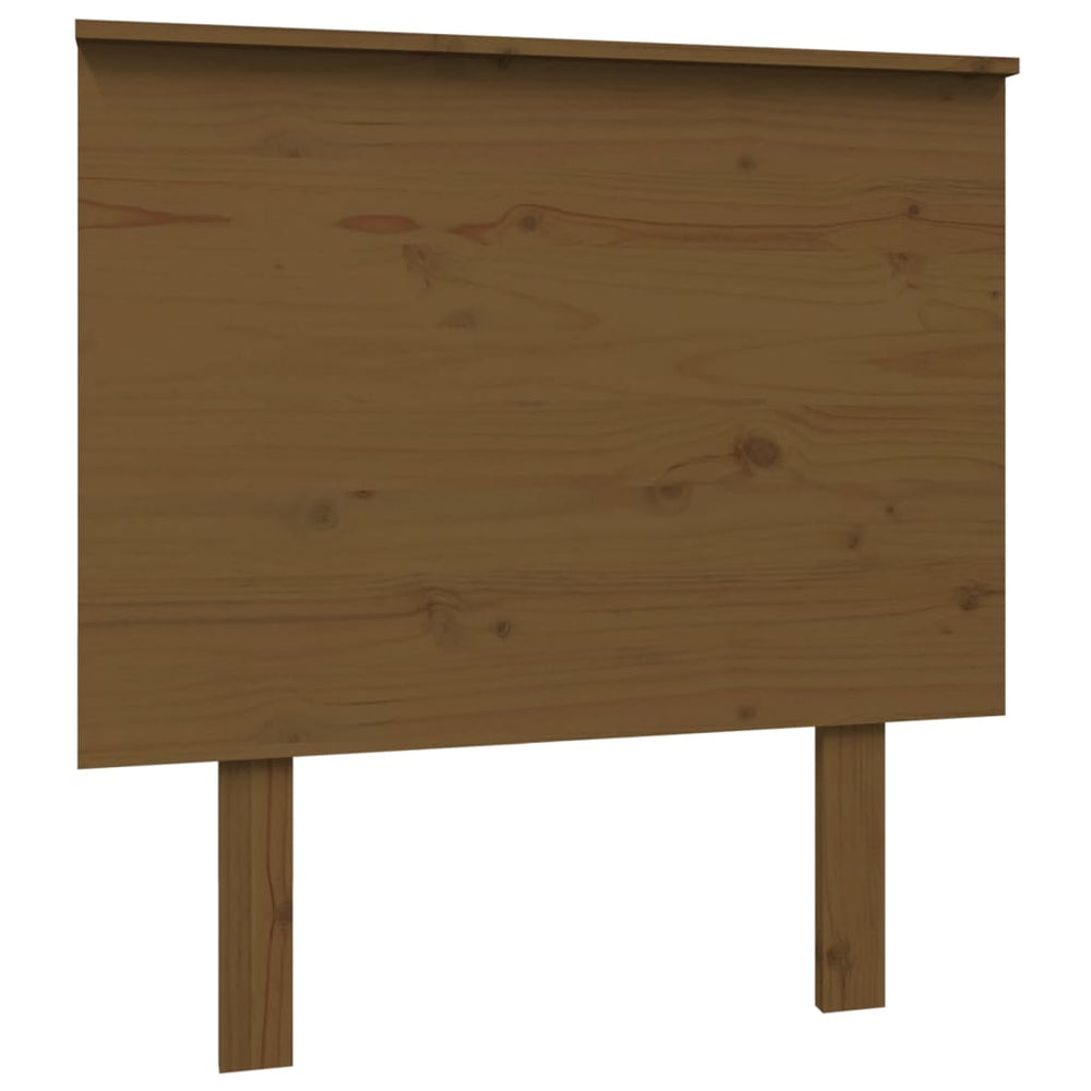 vidaXL Headboard Honey Brown 79x6x82.5 cm Solid Pine Wood