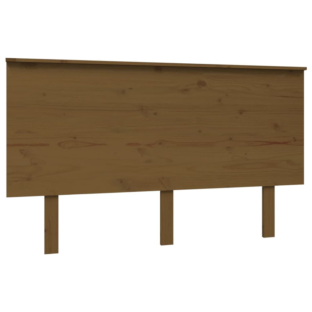 vidaXL Headboard Honey Brown 139x6x82.5 cm Solid Pine Wood