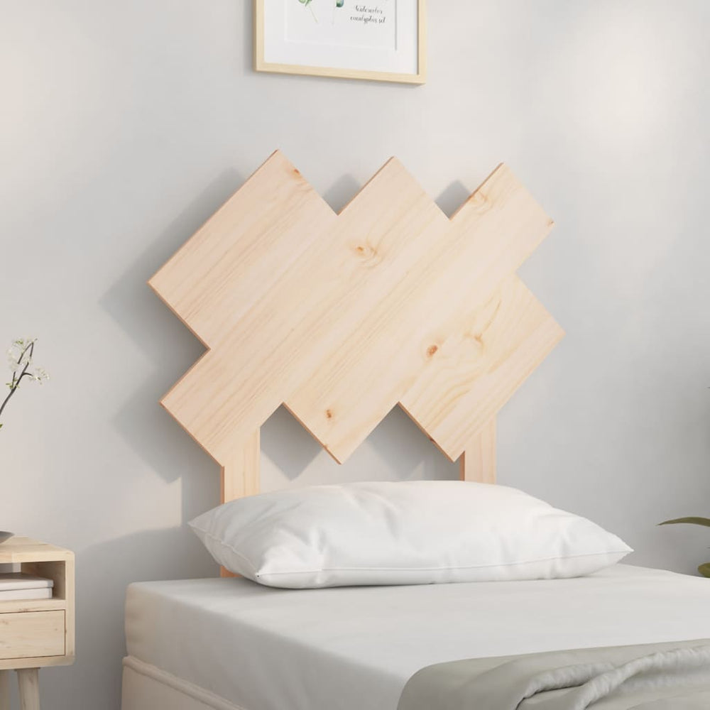 vidaXL Headboard 72.5x3x81 cm Solid Pine Wood