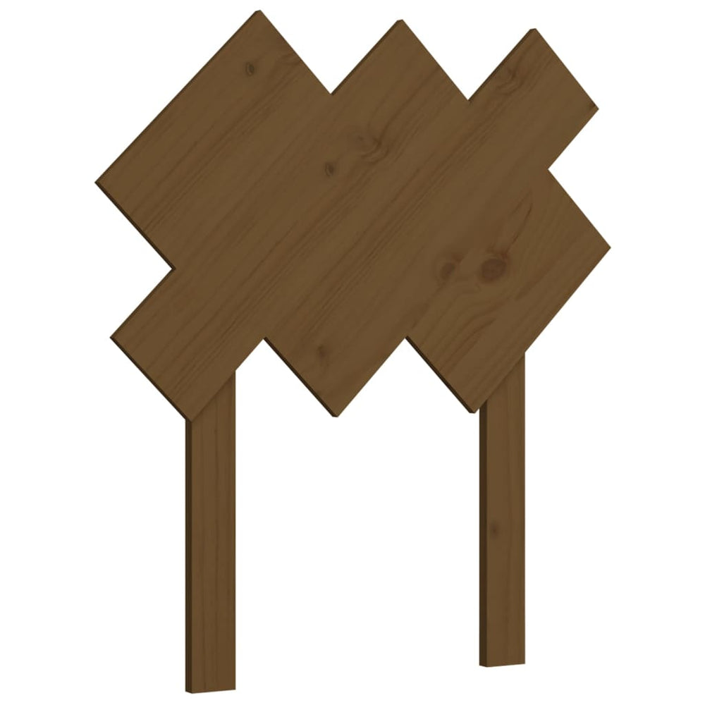 vidaXL Headboard Honey Brown 72.5x3x81cm Solid Pine Wood