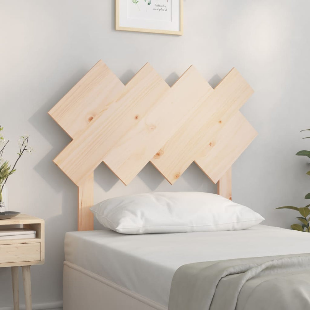 vidaXL Headboard 92x3x81 cm Solid Pine Wood